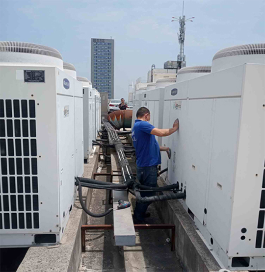 东辽中央空调制热和不制冷系统维修方法